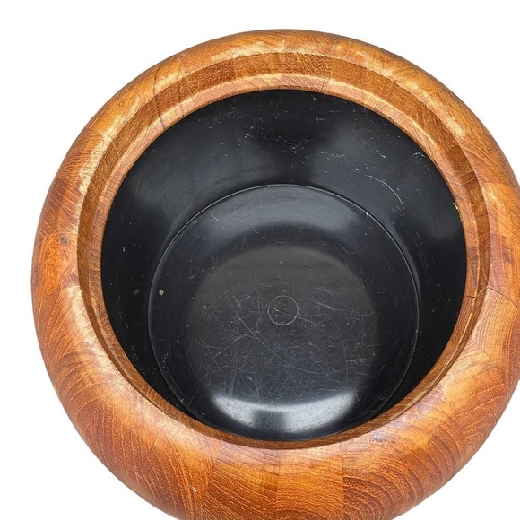 DANSK MCM Jens Quistgaard Teak Wood Ice Bucket Vintage - Picture 14 of 16